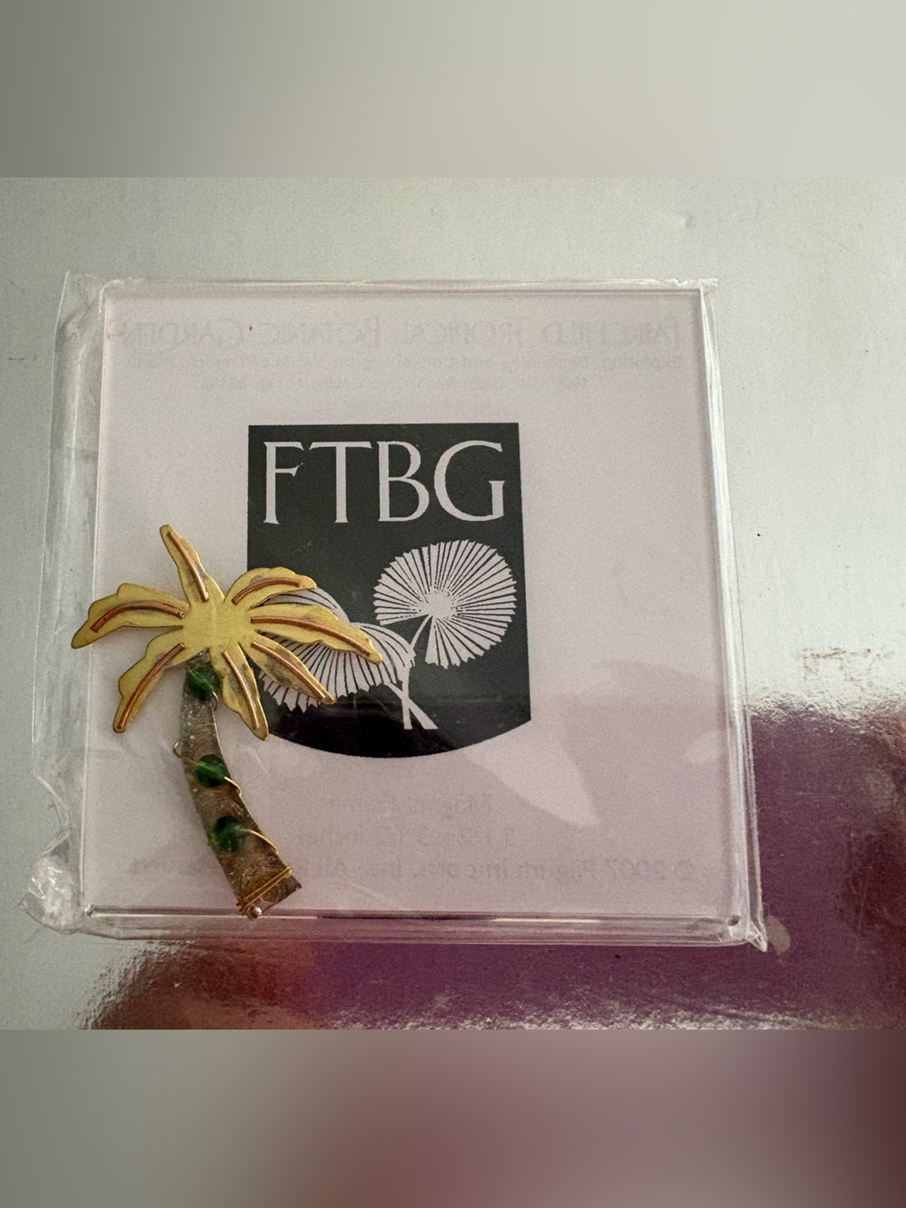 Magnetic Picture Frame With Palm Tree from Fairchild Tropical Botanical Garden.